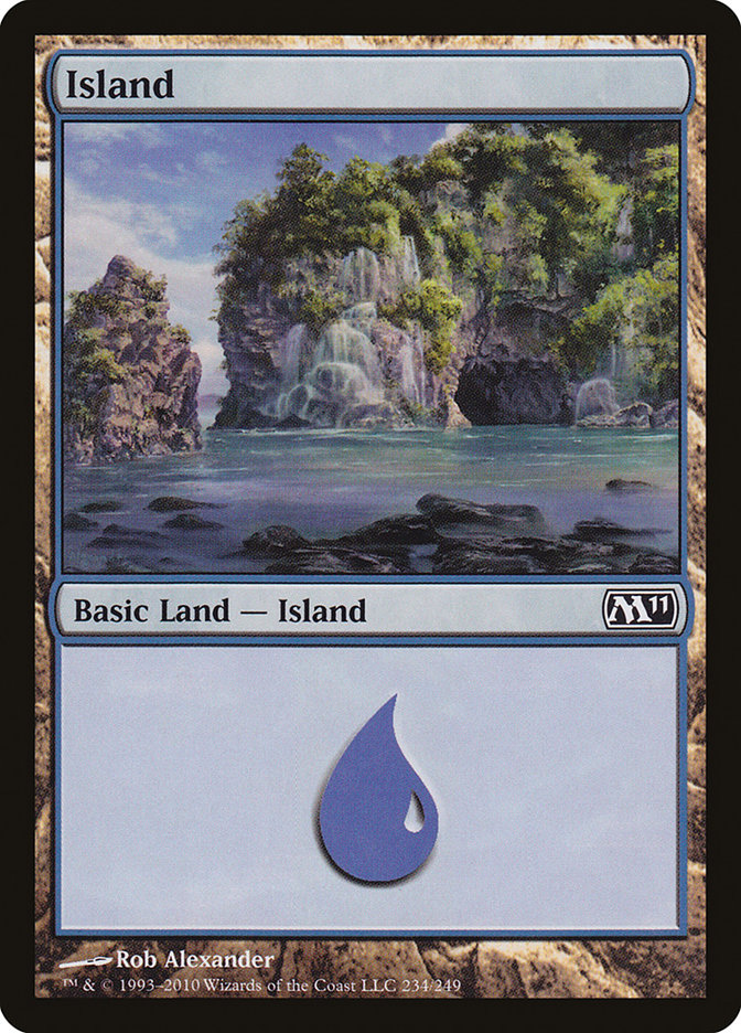 Island (234) [Magic 2011] | Shuffle n Cut Hobbies & Games