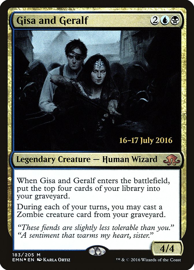 Gisa and Geralf [Eldritch Moon Prerelease Promos] | Shuffle n Cut Hobbies & Games