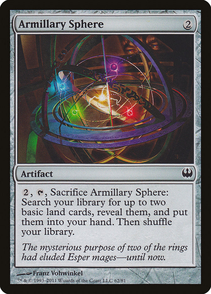 Armillary Sphere [Duel Decks: Knights vs. Dragons] | Shuffle n Cut Hobbies & Games