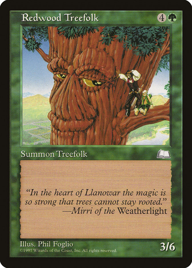 Redwood Treefolk [Weatherlight] | Shuffle n Cut Hobbies & Games