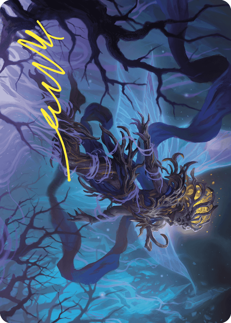 Sleep-Cursed Faerie Art Card (Gold-Stamped Signature) [Wilds of Eldraine Art Series] | Shuffle n Cut Hobbies & Games