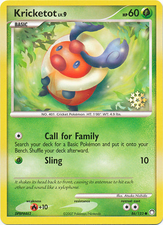 Kricketot (86/123) [Countdown Calendar Promos] | Shuffle n Cut Hobbies & Games