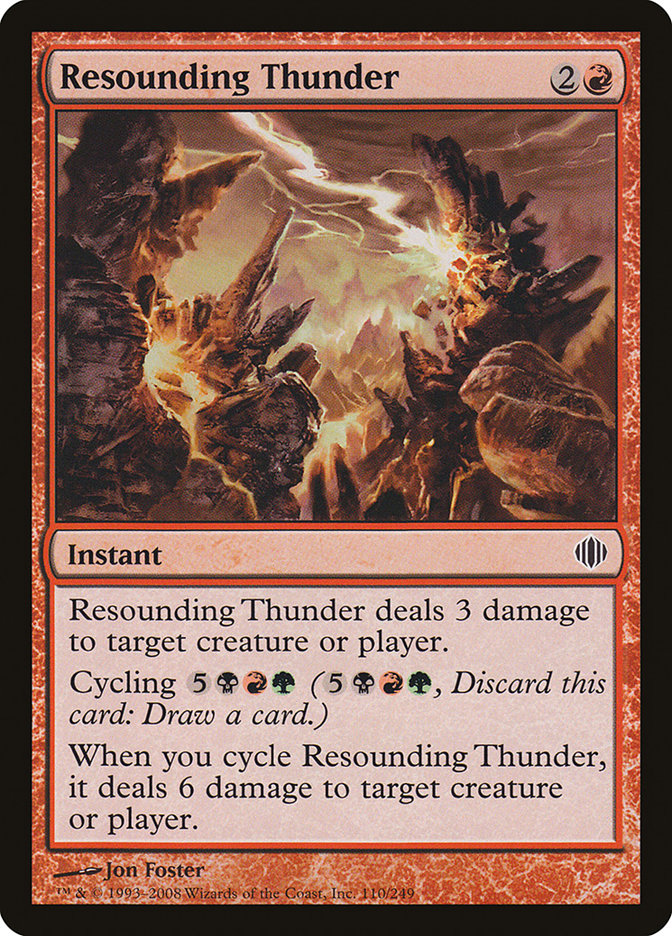 Resounding Thunder [Shards of Alara] | Shuffle n Cut Hobbies & Games