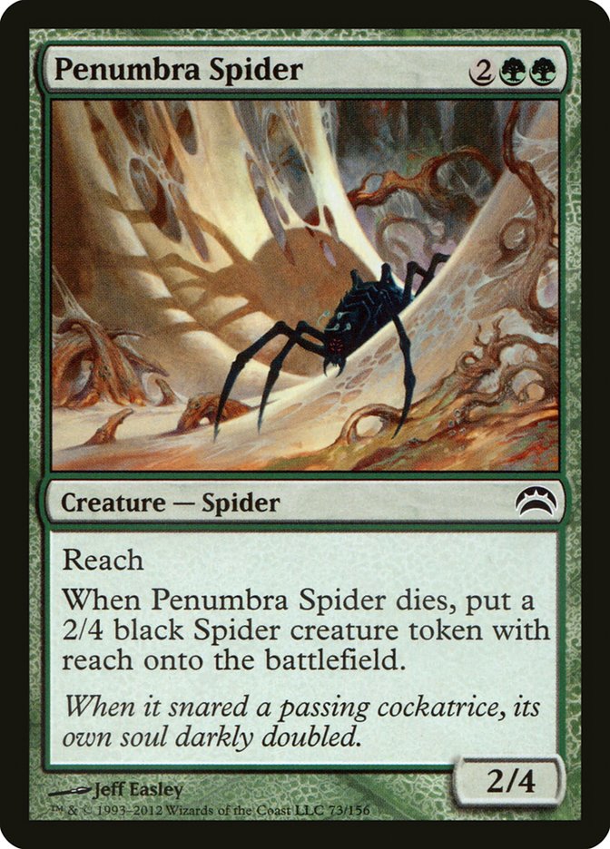 Penumbra Spider [Planechase 2012] | Shuffle n Cut Hobbies & Games