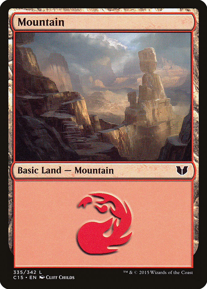 Mountain (335) [Commander 2015] | Shuffle n Cut Hobbies & Games