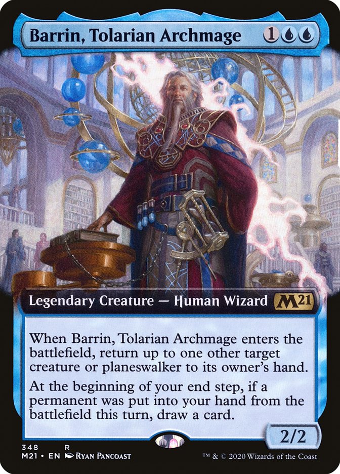 Barrin, Tolarian Archmage (Extended Art) [Core Set 2021] | Shuffle n Cut Hobbies & Games