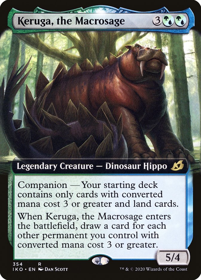 Keruga, the Macrosage (Extended Art) [Ikoria: Lair of Behemoths] | Shuffle n Cut Hobbies & Games