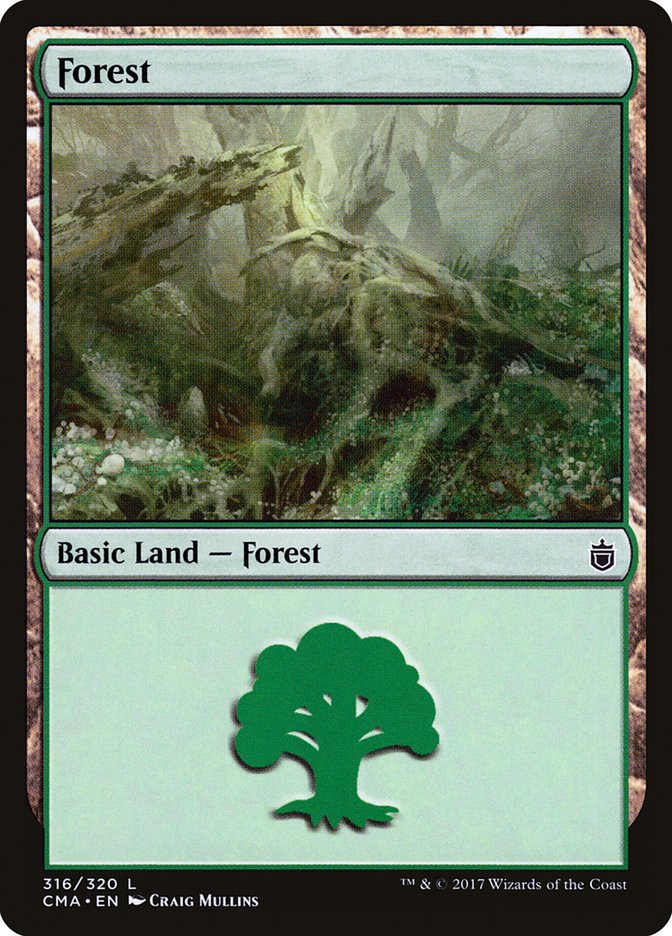 Forest (316) [Commander Anthology] | Shuffle n Cut Hobbies & Games
