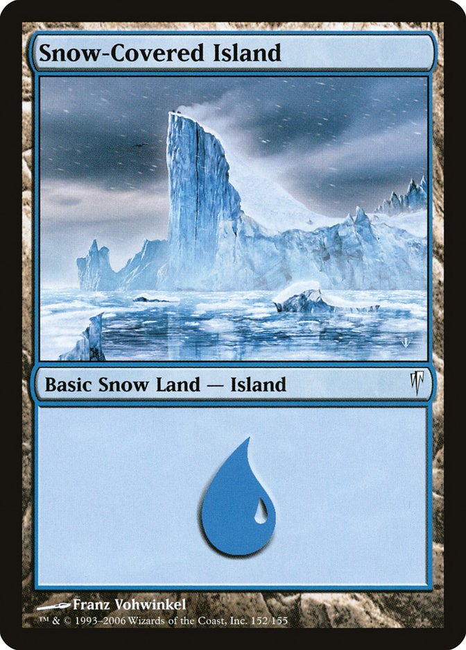 Snow-Covered Island [Coldsnap] | Shuffle n Cut Hobbies & Games