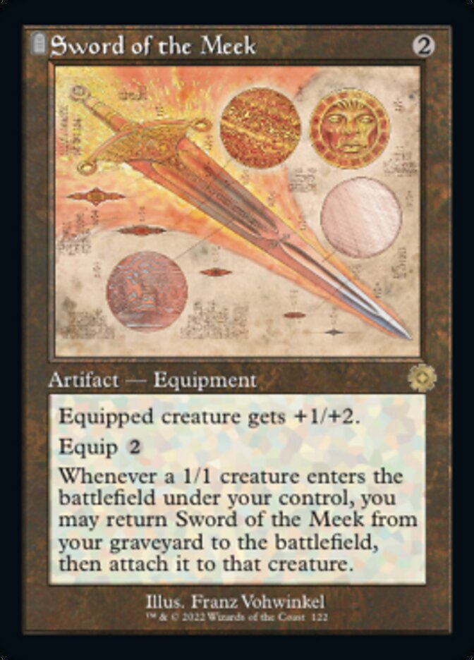 Sword of the Meek (Retro Schematic) [The Brothers' War Retro Artifacts] | Shuffle n Cut Hobbies & Games