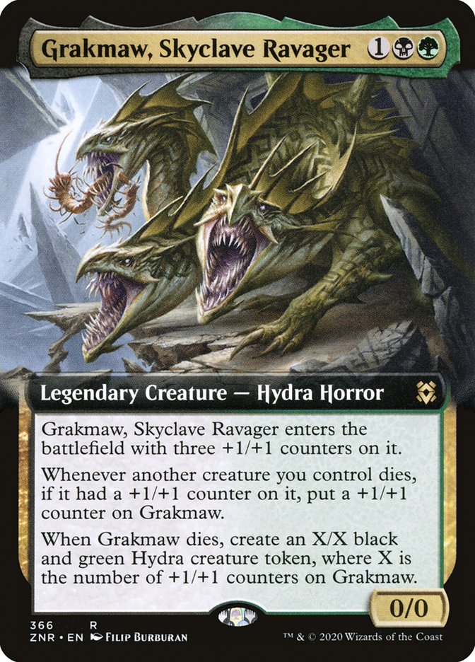 Grakmaw, Skyclave Ravager (Extended Art) [Zendikar Rising] | Shuffle n Cut Hobbies & Games