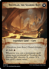 Brass's Tunnel-Grinder // Tecutlan, The Searing Rift (Extended Art) [The Lost Caverns of Ixalan] | Shuffle n Cut Hobbies & Games