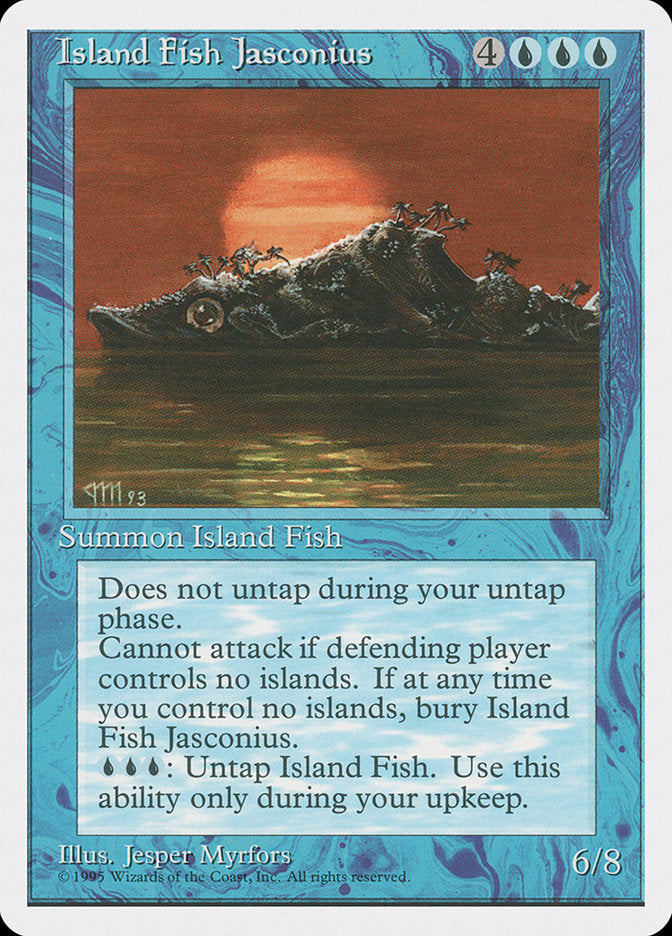 Island Fish Jasconius [Fourth Edition] | Shuffle n Cut Hobbies & Games