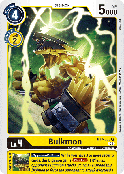 Bulkmon [BT7-033] [Next Adventure] | Shuffle n Cut Hobbies & Games