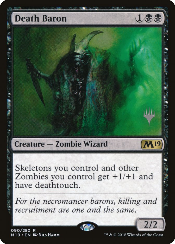 Death Baron (Promo Pack) [Core Set 2019 Promos] | Shuffle n Cut Hobbies & Games