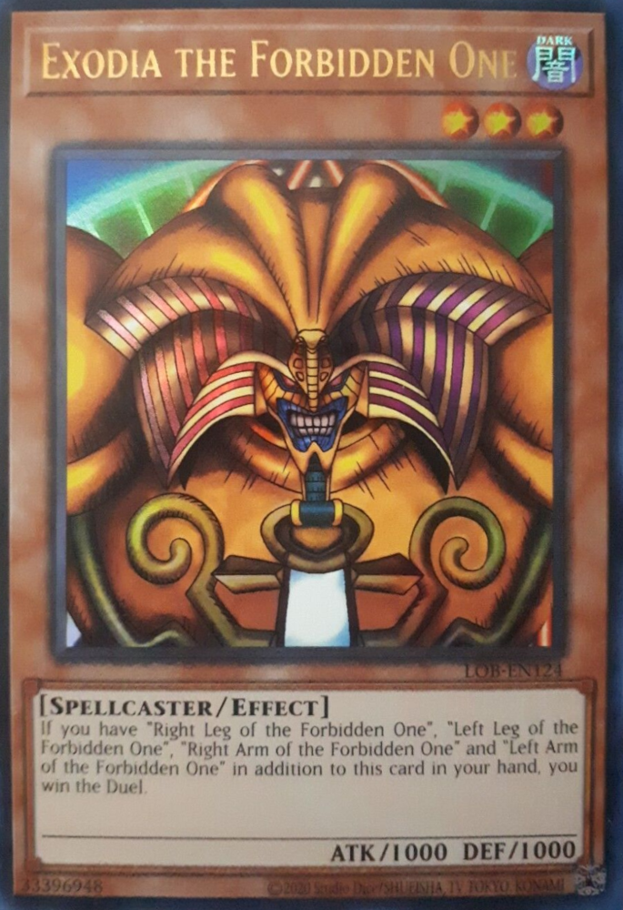 Exodia the Forbidden One (25th Anniversary) [LOB-EN124] Ultra Rare | Shuffle n Cut Hobbies & Games