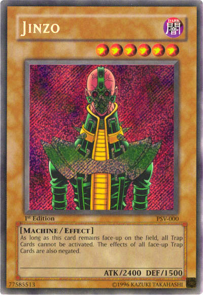 Jinzo [PSV-000] Secret Rare | Shuffle n Cut Hobbies & Games