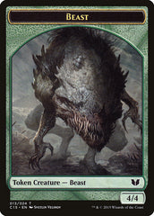 Beast // Snake (017) Double-Sided Token [Commander 2015 Tokens] | Shuffle n Cut Hobbies & Games