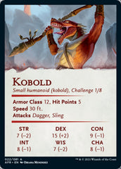 Kobold Art Card [Dungeons & Dragons: Adventures in the Forgotten Realms Art Series] | Shuffle n Cut Hobbies & Games