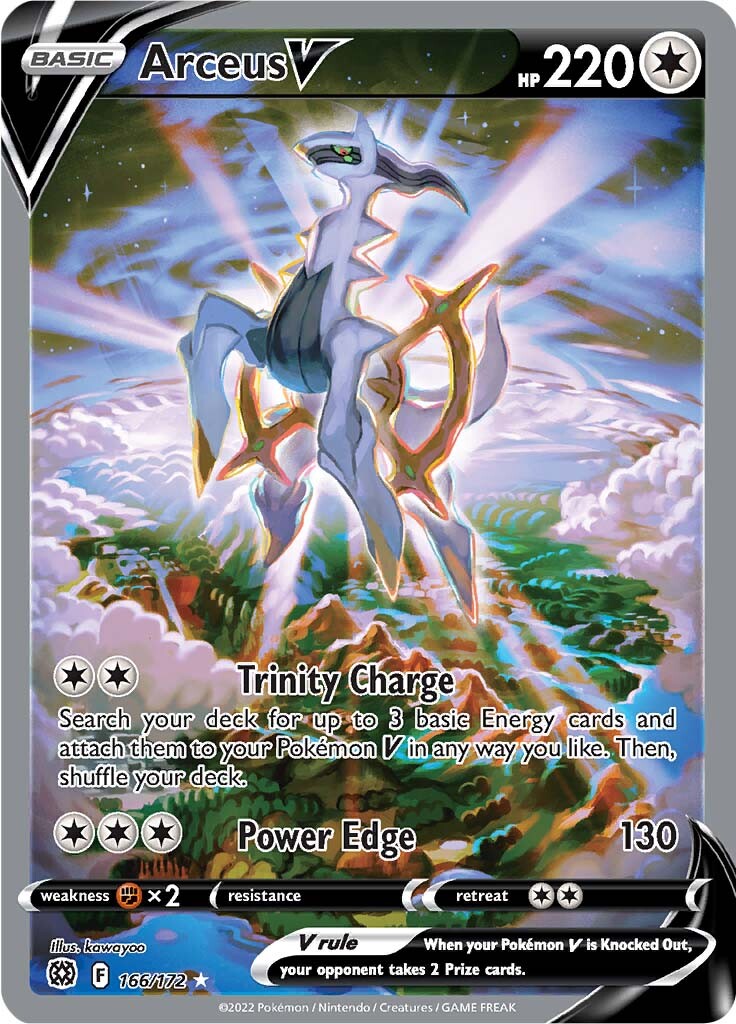 Arceus V (166/172) [Sword & Shield: Brilliant Stars] | Shuffle n Cut Hobbies & Games