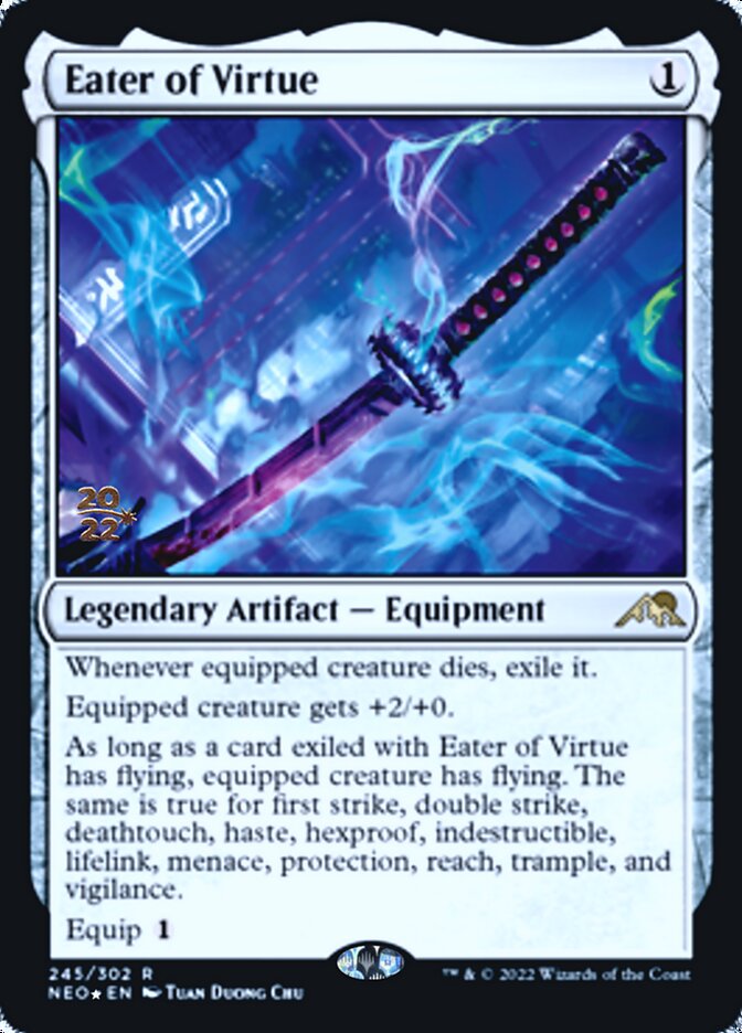 Eater of Virtue [Kamigawa: Neon Dynasty Prerelease Promos] | Shuffle n Cut Hobbies & Games