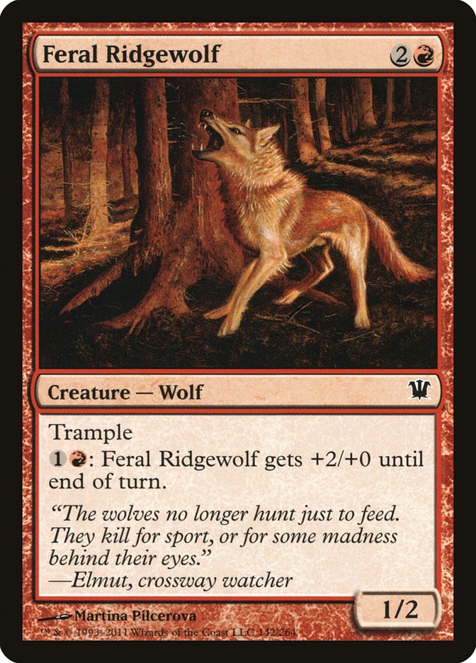 Feral Ridgewolf [Innistrad] | Shuffle n Cut Hobbies & Games