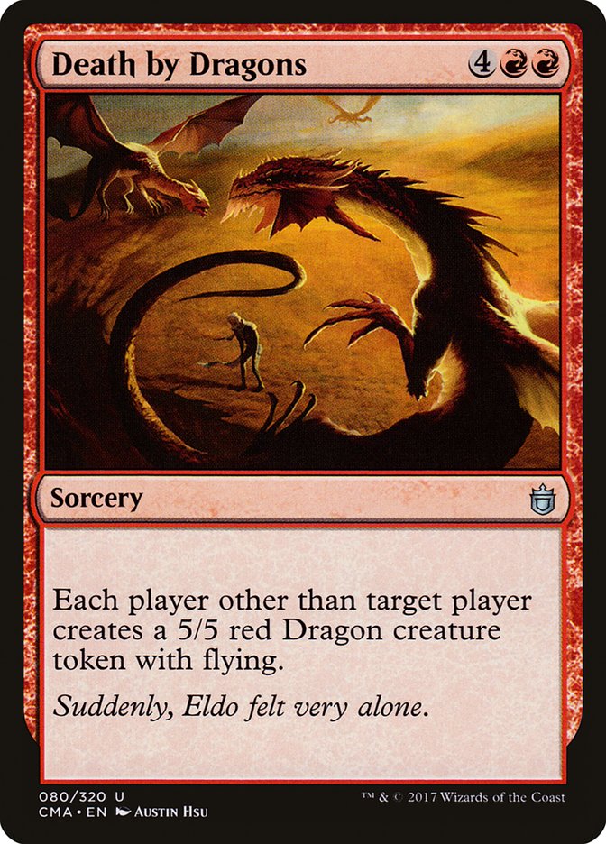 Death by Dragons [Commander Anthology] | Shuffle n Cut Hobbies & Games