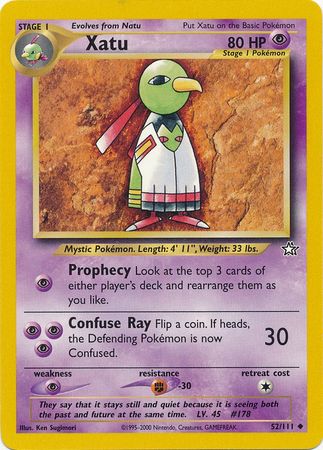 Xatu (52/111) [Neo Genesis Unlimited] | Shuffle n Cut Hobbies & Games