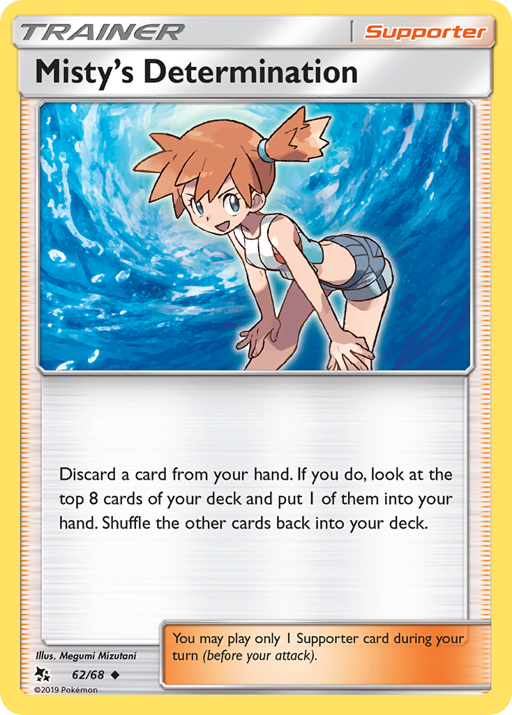 Misty's Determination (62/68) [Sun & Moon: Hidden Fates] | Shuffle n Cut Hobbies & Games