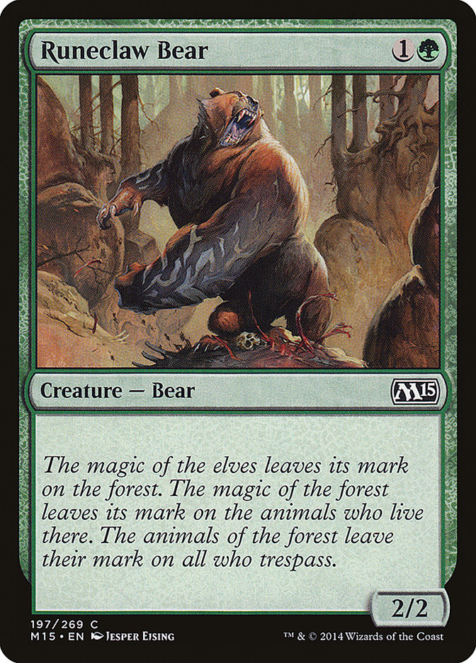 Runeclaw Bear [Magic 2015] | Shuffle n Cut Hobbies & Games