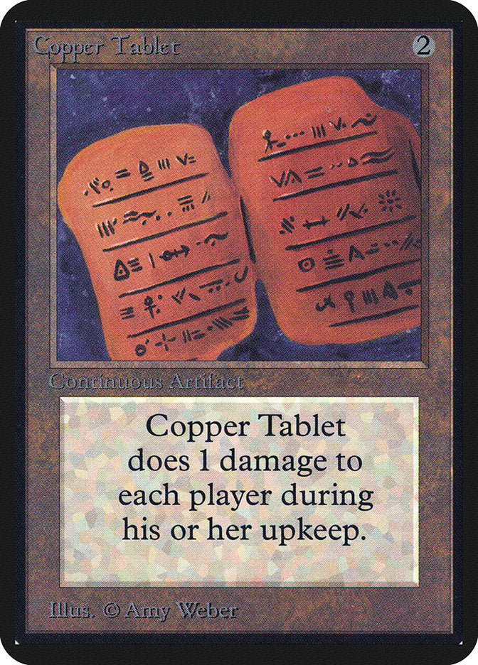 Copper Tablet [Alpha Edition] | Shuffle n Cut Hobbies & Games