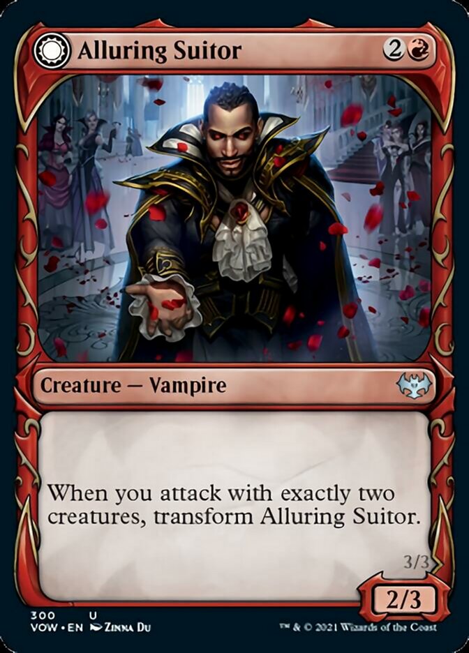 Alluring Suitor // Deadly Dancer (Showcase Fang Frame) [Innistrad: Crimson Vow] | Shuffle n Cut Hobbies & Games