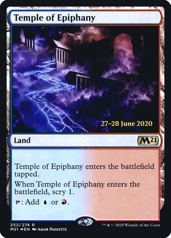 Temple of Epiphany [Core Set 2021 Prerelease Promos] | Shuffle n Cut Hobbies & Games