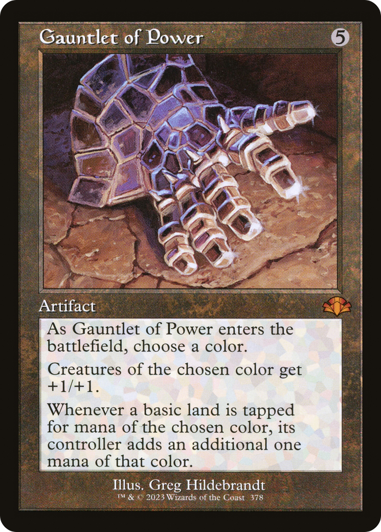 Gauntlet of Power (Retro) [Dominaria Remastered] | Shuffle n Cut Hobbies & Games