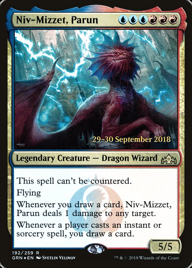 Niv-Mizzet, Parun [Guilds of Ravnica Prerelease Promos] | Shuffle n Cut Hobbies & Games