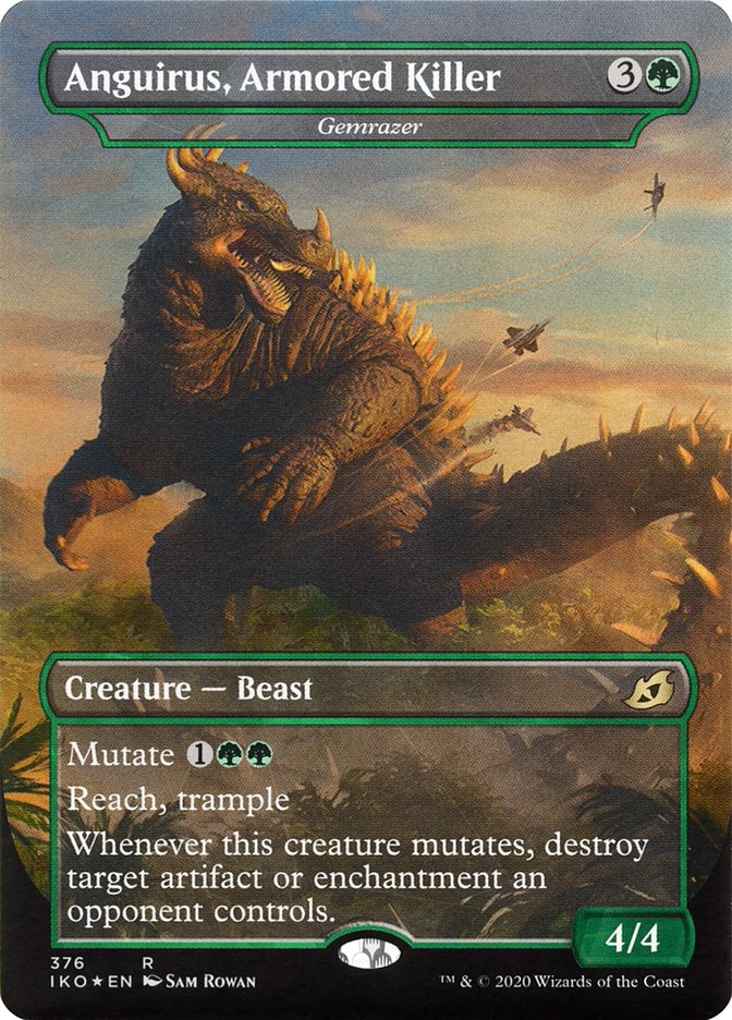 Gemrazer - Anguirus, Armored Killer (Extended Art) [Ikoria: Lair of Behemoths] | Shuffle n Cut Hobbies & Games