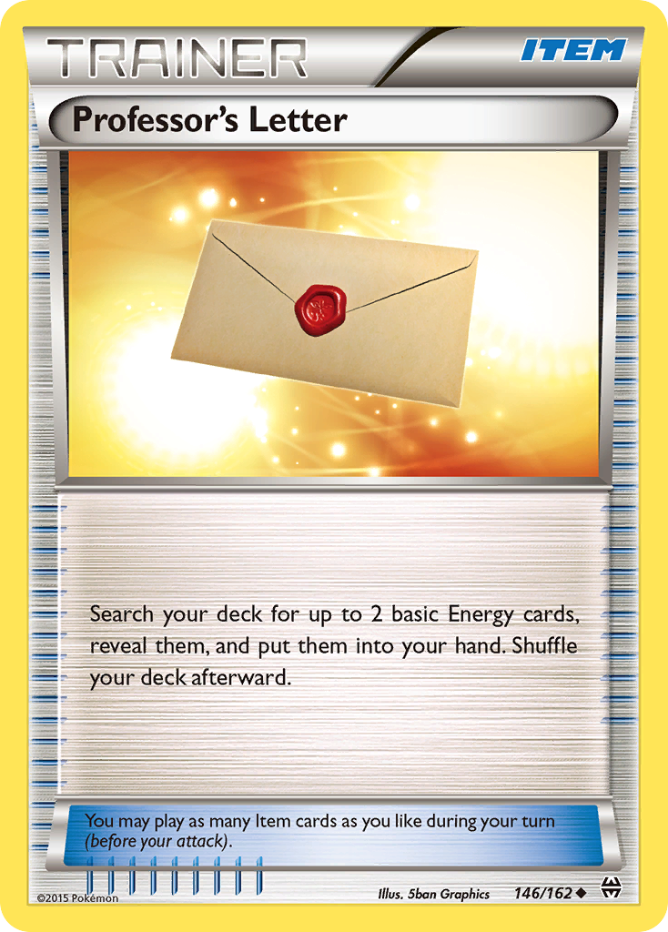 Professor's Letter (146/162) [XY: BREAKthrough] | Shuffle n Cut Hobbies & Games
