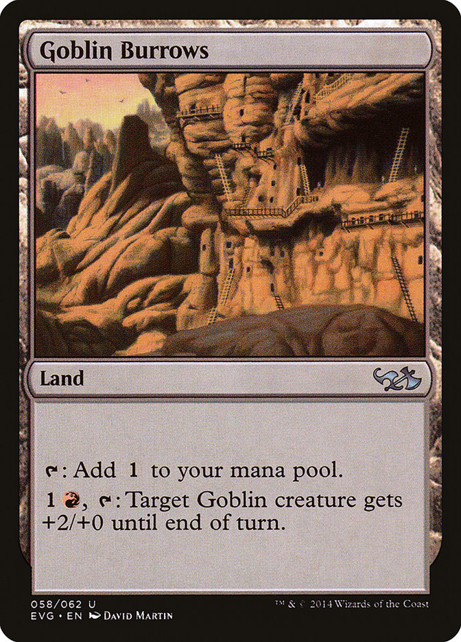 Goblin Burrows (Elves vs. Goblins) [Duel Decks Anthology] | Shuffle n Cut Hobbies & Games