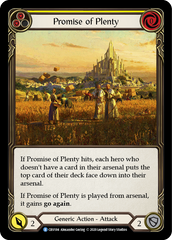 Promise of Plenty (Yellow) [CRU184] 1st Edition Normal | Shuffle n Cut Hobbies & Games