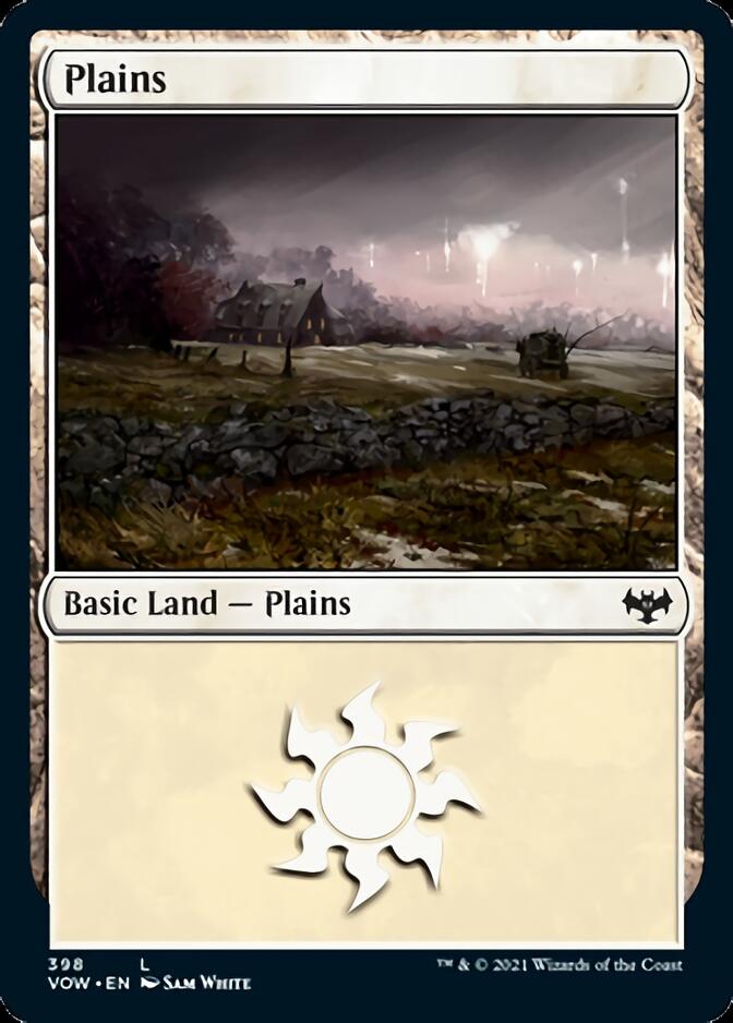 Plains (398) [Innistrad: Crimson Vow] | Shuffle n Cut Hobbies & Games