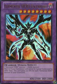 Elemental HERO Escuridao [YG09-EN001] Ultra Rare | Shuffle n Cut Hobbies & Games