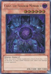 Caius the Shadow Monarch [TU03-EN000] Ultimate Rare | Shuffle n Cut Hobbies & Games