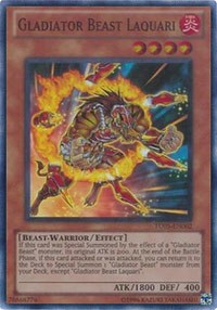 Gladiator Beast Laquari [TU05-EN002] Super Rare | Shuffle n Cut Hobbies & Games