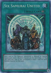 Six Samurai United [TU05-EN004] Super Rare | Shuffle n Cut Hobbies & Games