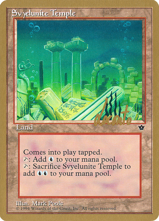 Svyelunite Temple (Michael Loconto) [Pro Tour Collector Set] | Shuffle n Cut Hobbies & Games