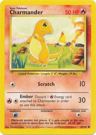 Charmander (46/102) [Base Set Unlimited] | Shuffle n Cut Hobbies & Games