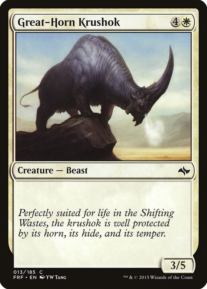 Great-Horn Krushok [Fate Reforged] | Shuffle n Cut Hobbies & Games
