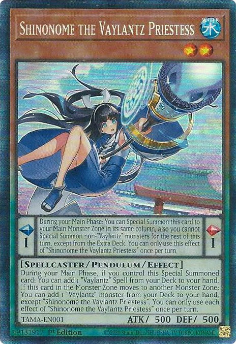 Shinonome the Vaylantz Priestess [TAMA-EN001] Collector's Rare | Shuffle n Cut Hobbies & Games