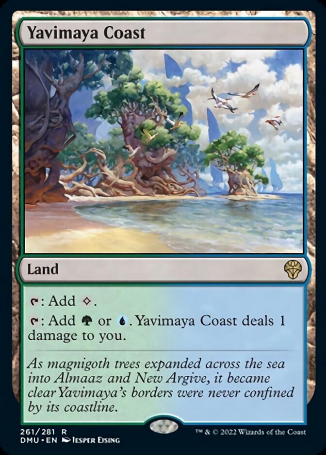 Yavimaya Coast [Dominaria United] | Shuffle n Cut Hobbies & Games