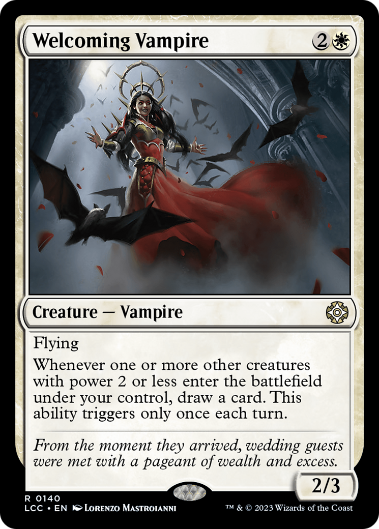 Welcoming Vampire [The Lost Caverns of Ixalan Commander] | Shuffle n Cut Hobbies & Games